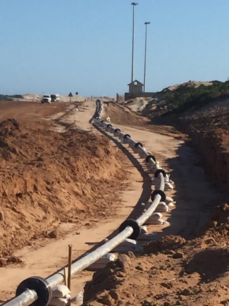 Overland Raw Water & Slurry Pipeline - FIDIC Contract — photo 1